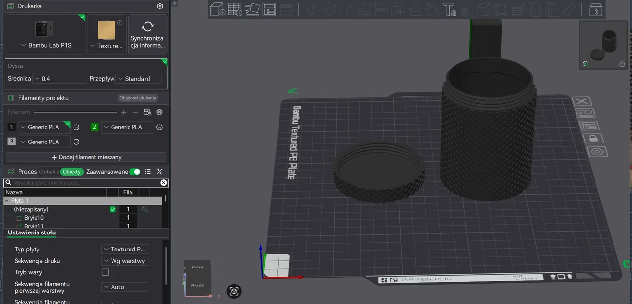 Hộp đựng đồ đa năng có nắp vặn phong cách BOSCH in 3D - Image 2