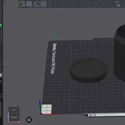 Hộp đựng đồ đa năng có nắp vặn phong cách BOSCH in 3D