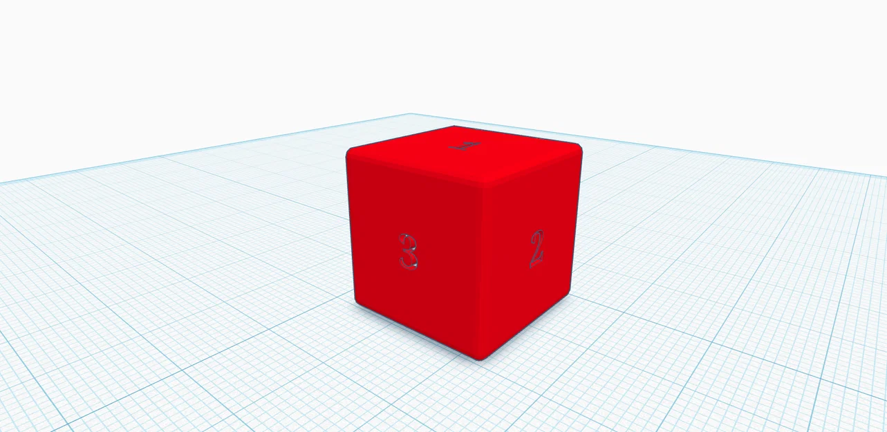 Mẫu xúc xắc 3D (DICE) đơn giản, dễ in cho mọi trò chơi tại nhà - Image 1