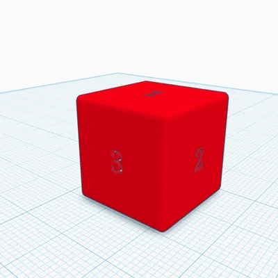 Mẫu xúc xắc 3D (DICE) đơn giản, dễ in cho mọi trò chơi tại nhà