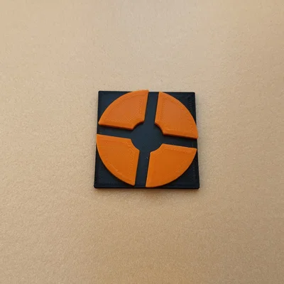 Mô hình logo Team Fortress 2 in 3D (Bản để bàn & Móc khóa)