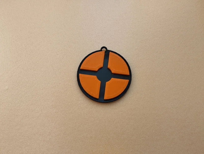 Mô hình logo Team Fortress 2 in 3D (Bản để bàn & Móc khóa) - Image 3