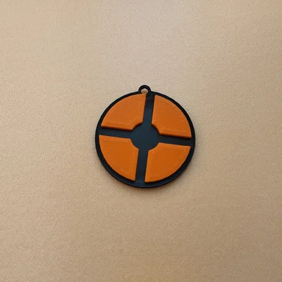 Mô hình logo Team Fortress 2 in 3D (Bản để bàn & Móc khóa)