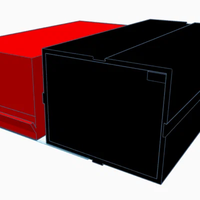 Mẫu ngăn kéo nhựa 3D (Drawers) nhỏ gọn đa năng cho bàn làm việc