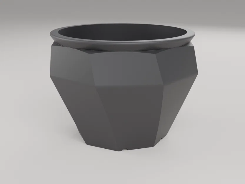 Chậu cây tham số & Đĩa lót - 9 kiểu dáng, thoát nước thông minh (OpenSCAD) - Image 6
