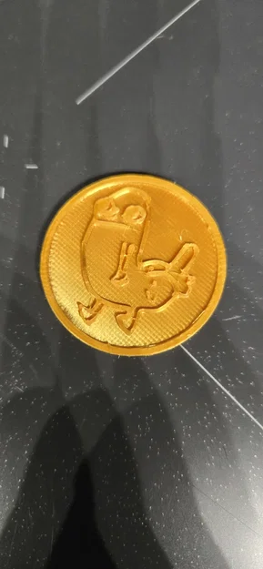 Mẫu in 3D đồng xu Dickbutt và Trollface meme cực chất - Image 1