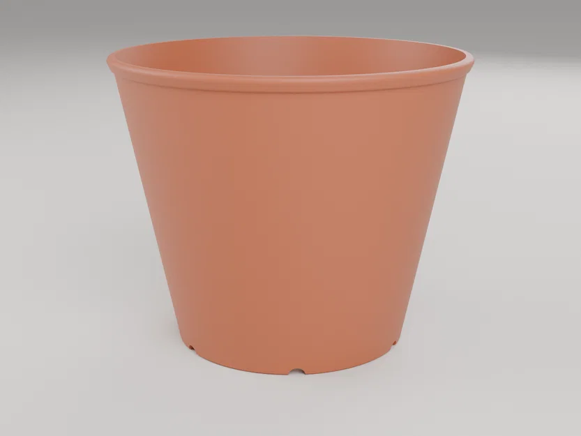 Chậu cây tham số & Đĩa lót - 9 kiểu dáng, thoát nước thông minh (OpenSCAD) - Image 13