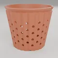 Chậu cây tham số & Đĩa lót - 9 kiểu dáng, thoát nước thông minh (OpenSCAD) - Thumbnail 14