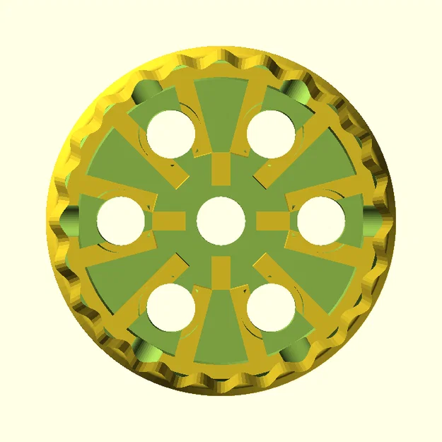 Chậu cây tham số & Đĩa lót - 9 kiểu dáng, thoát nước thông minh (OpenSCAD) - Image 17
