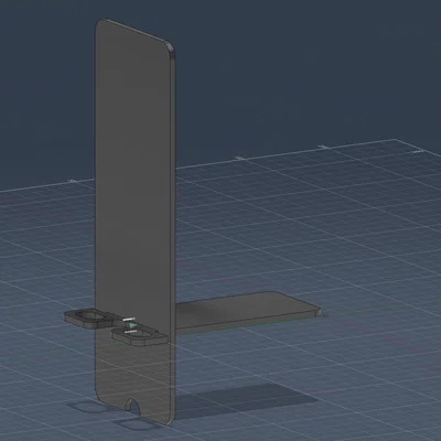 Giá đỡ điện thoại để bàn thiết kế tối giản, dễ in 3D