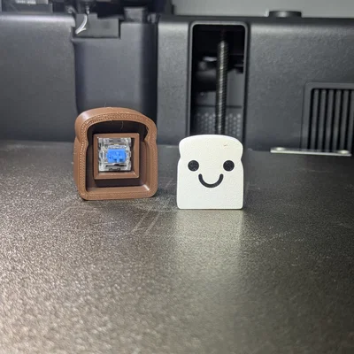 Fidget Clicker Hình Lát Bánh Mì
