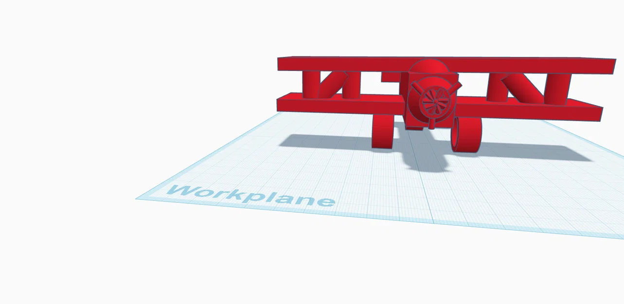Mô hình máy bay hai tầng cánh (Biplane) - File STL in 3D cực xinh - Image 1