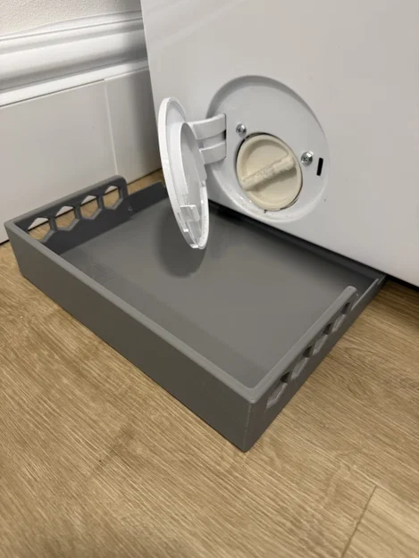 Khay thoát nước và chìa khóa mở lọc máy giặt - Image 6