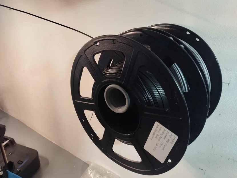 Giá treo cuộn nhựa in 3D gắn tường đa năng gọn gàng cho xưởng in - Image 2