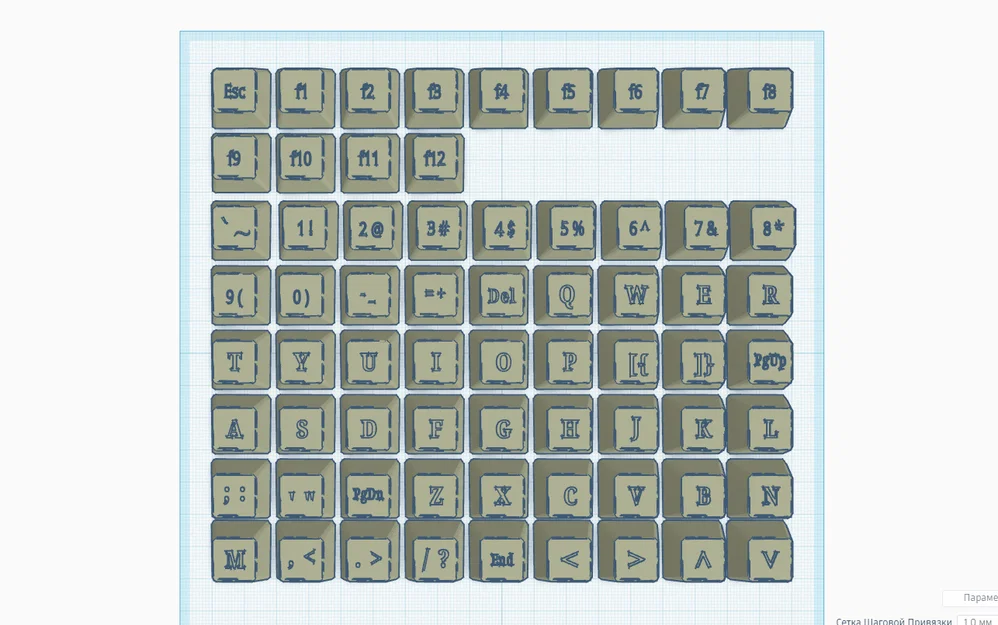 Keycap 1u Cherry-Profile cho Aula F75 & Bàn phím cơ - Image 2