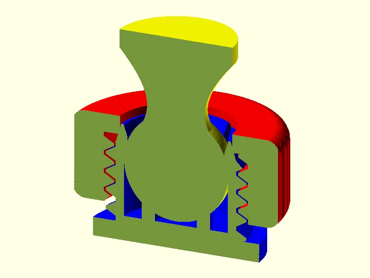 Khớp Cầu Đa Năng - OpenSCAD - Image 1