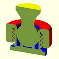 Khớp Cầu Đa Năng - OpenSCAD - Thumbnail 1