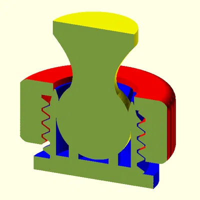Khớp Cầu Đa Năng - OpenSCAD
