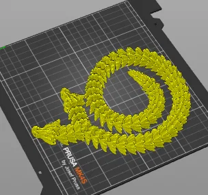 Mô hình rồng xương hai đầu in 3D khớp nối linh hoạt - Image 2