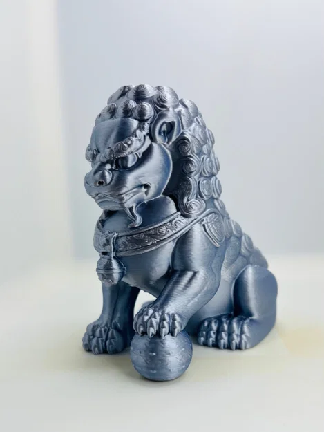 Tượng Sư Tử Đá Phong Thủy (Chinese Lion) - Mẫu in 3D decor độc đáo - Image 1