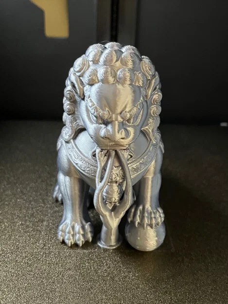Tượng Sư Tử Đá Phong Thủy (Chinese Lion) - Mẫu in 3D decor độc đáo - Image 2