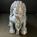 Tượng Sư Tử Đá Phong Thủy (Chinese Lion) - Mẫu in 3D decor độc đáo - Thumbnail 2