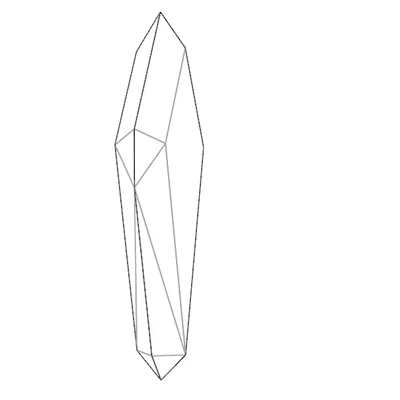 Mô hình 3D Power Crystal phong cách Crash Bandicoot ấn tượng