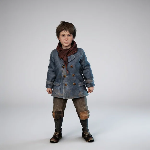 Mô hình 3D nhân vật Jack Marston (Red Dead Redemption 2) tỉ lệ 1:24 - Image 1
