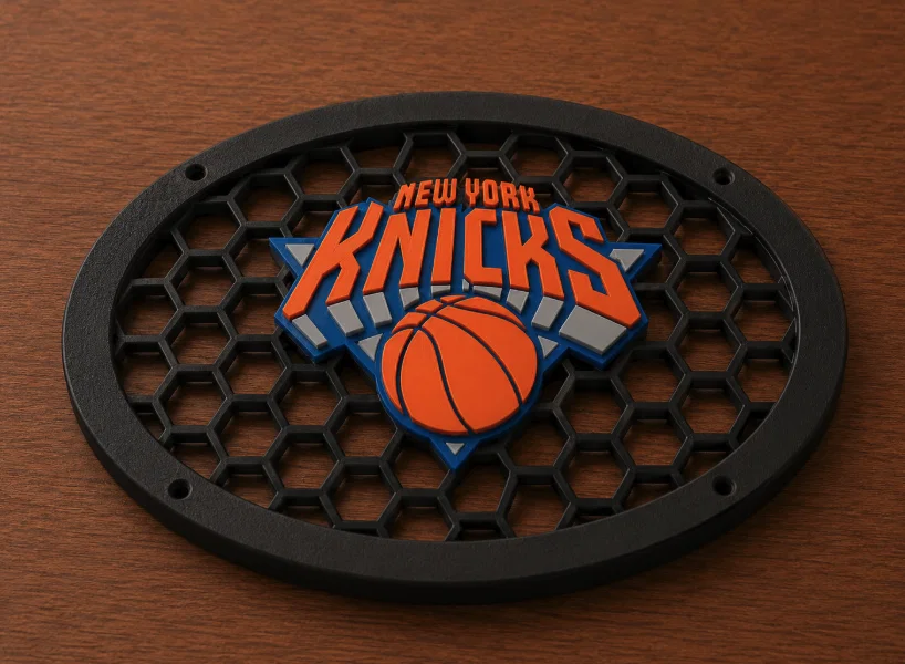 Mặt Lưới Loa 6x9 Logo New York Knicks Ấn Tượng Cho Xe Hơi - Image 1