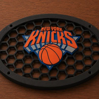 Mặt Lưới Loa 6x9 Logo New York Knicks Ấn Tượng Cho Xe Hơi