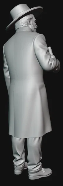 Mô hình 3D nhân vật Reverend Swanson (Red Dead Redemption 2) - Image 3