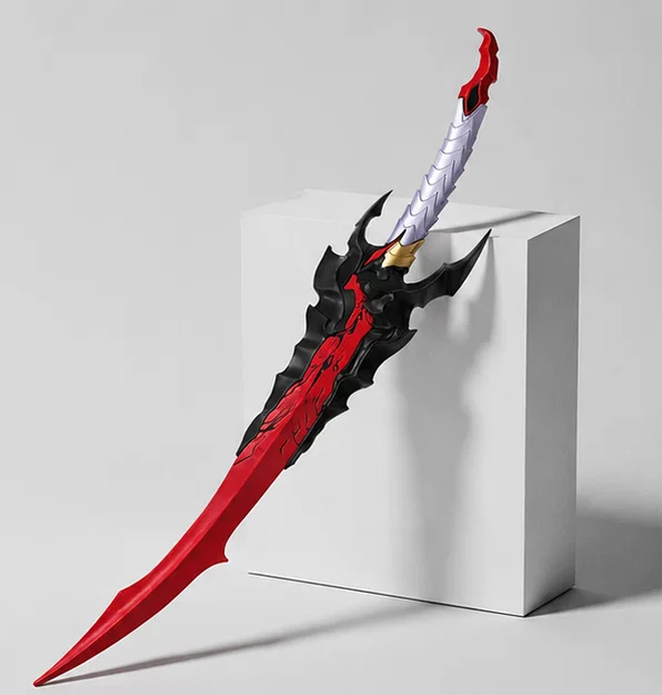 Mô hình 3D Colère de Kamish (Dagger của Sung Jinwoo - Solo Leveling) - Image 4