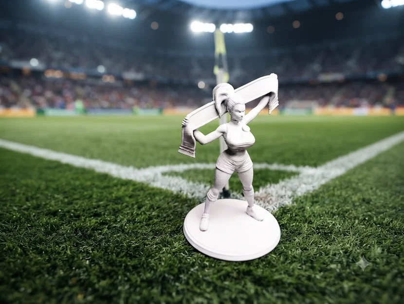 Mô hình Nữ Cổ Động Viên Bóng Đá (Football Fan Girl) - Image 1