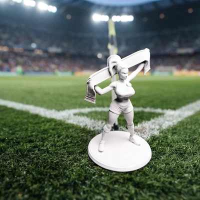 Mô hình Nữ Cổ Động Viên Bóng Đá (Football Fan Girl)
