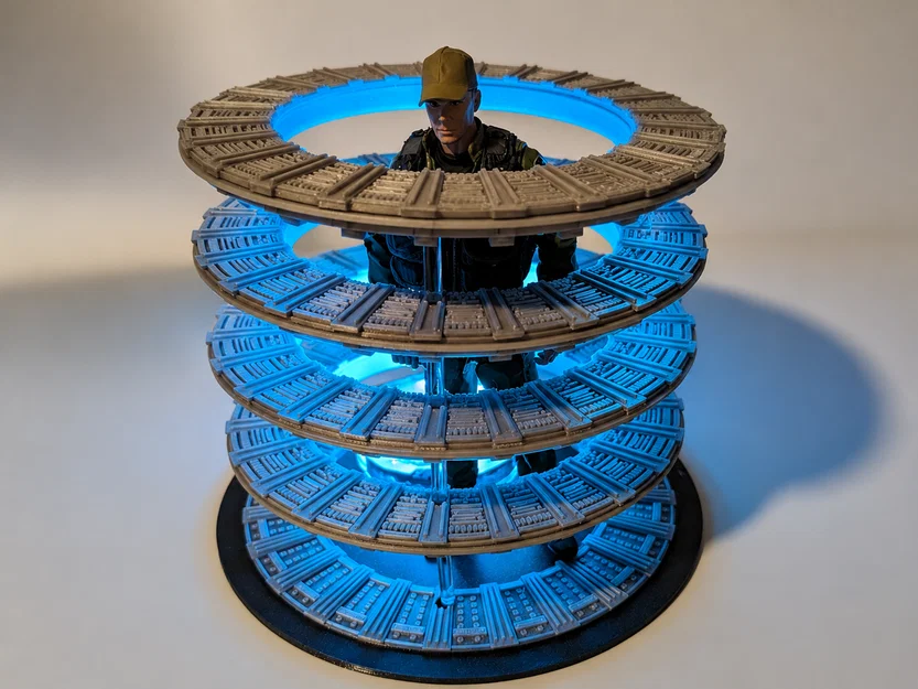 Bộ mô hình 3D Stargate Transport Rings - Image 1