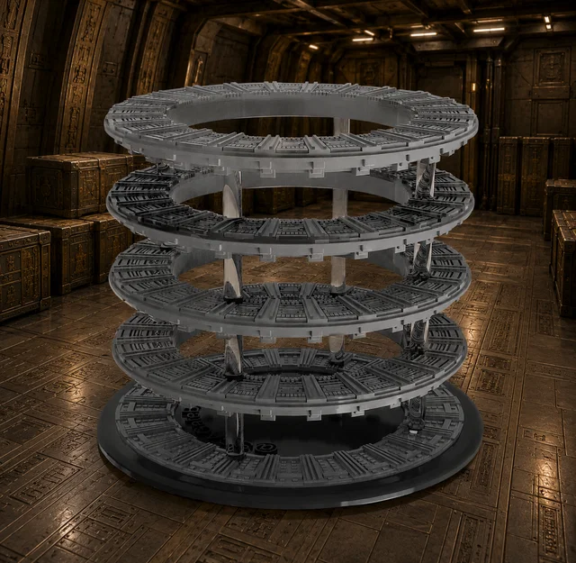 Bộ mô hình 3D Stargate Transport Rings - Image 2