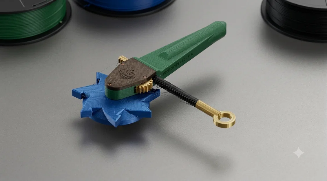 Con quay cơ khí (Spinning Top) tích hợp bệ phóng - Image 1