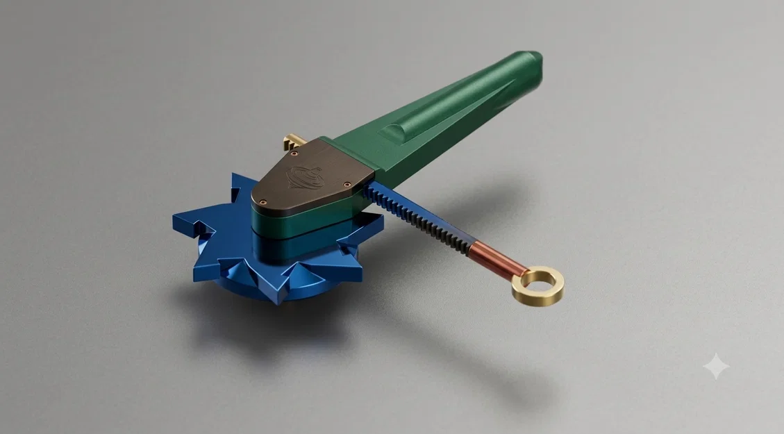 Con quay cơ khí (Spinning Top) tích hợp bệ phóng - Image 3