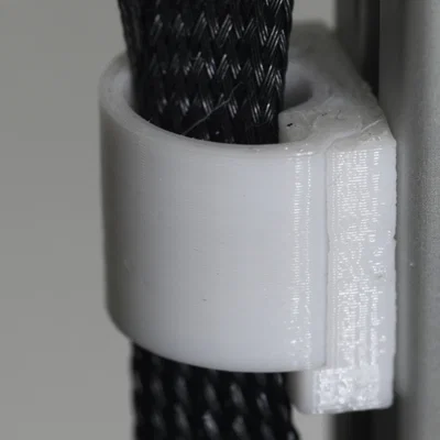 Kẹp giữ dây cáp cho khung nhôm định hình 20x20mm gọn gàng