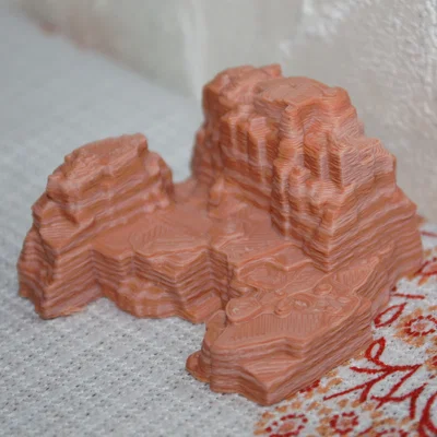 Mô hình tảng đá trang trí chiến trường Wargame 18mm (Battlerock)
