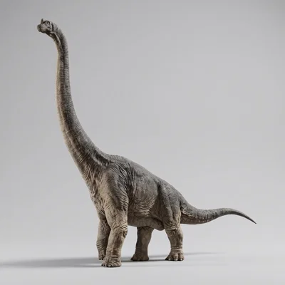 Mô hình 3D Khủng long cổ dài Brachiosaurus cực chất