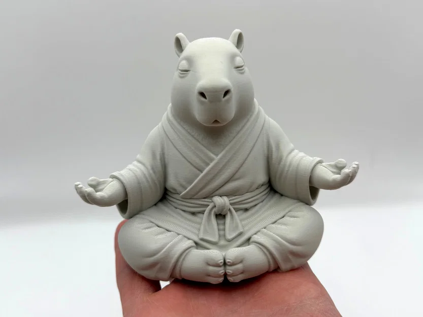 Mô hình Capybara Thiền Sư cực chill - Image 1