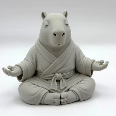 Mô hình Capybara Thiền Sư cực chill