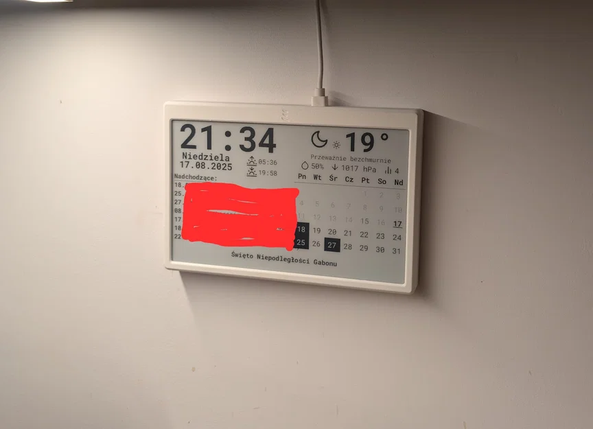 Khung vỏ bảo vệ cho màn hình Waveshare e-ink 7.5 inch và RPI Zero - Image 1