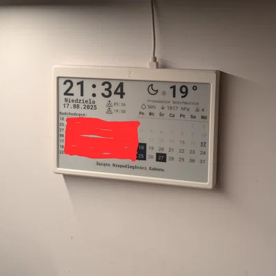 Khung vỏ bảo vệ cho màn hình Waveshare e-ink 7.5 inch và RPI Zero