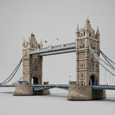 Mô hình 3D Cầu Tháp Luân Đôn (Tower of London) - Tuyệt phẩm kiến trúc