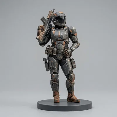 Mô hình 3D Mars Recon Unit: Chiến binh trinh sát Sci-Fi đầy ấn tượng
