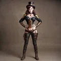 Mô hình Steampunk Beauty: Tượng nữ chiến binh nghệ thuật ấn tượng - Thumbnail 1