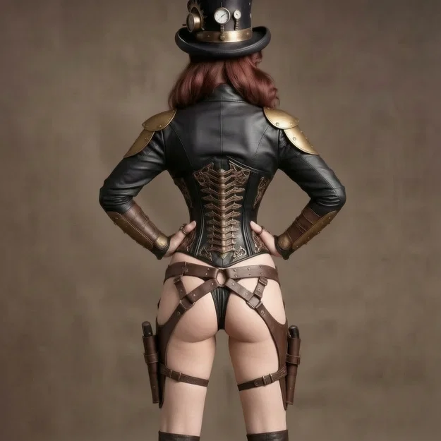 Mô hình Steampunk Beauty: Tượng nữ chiến binh nghệ thuật ấn tượng - Image 2