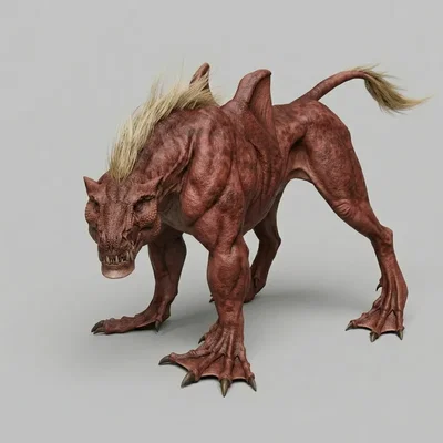 Mô hình 3D sinh vật huyền bí Bunyip nước Úc - Độc đáo và ấn tượng